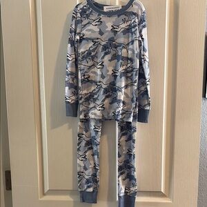 Dinosaur Print Cotton Pajamas